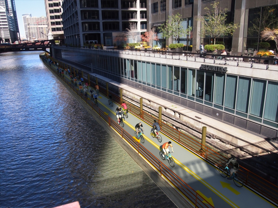 3D Chicago River ride