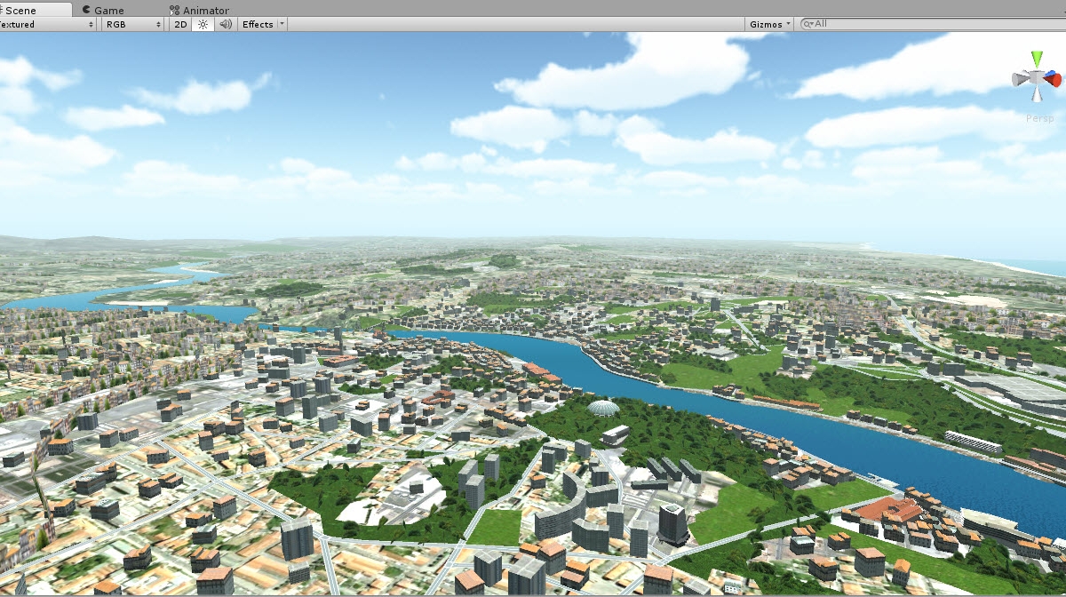 3D Mobile game environment Porto Portugal