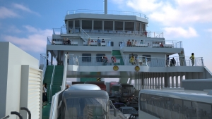 Ferry 3D rendering